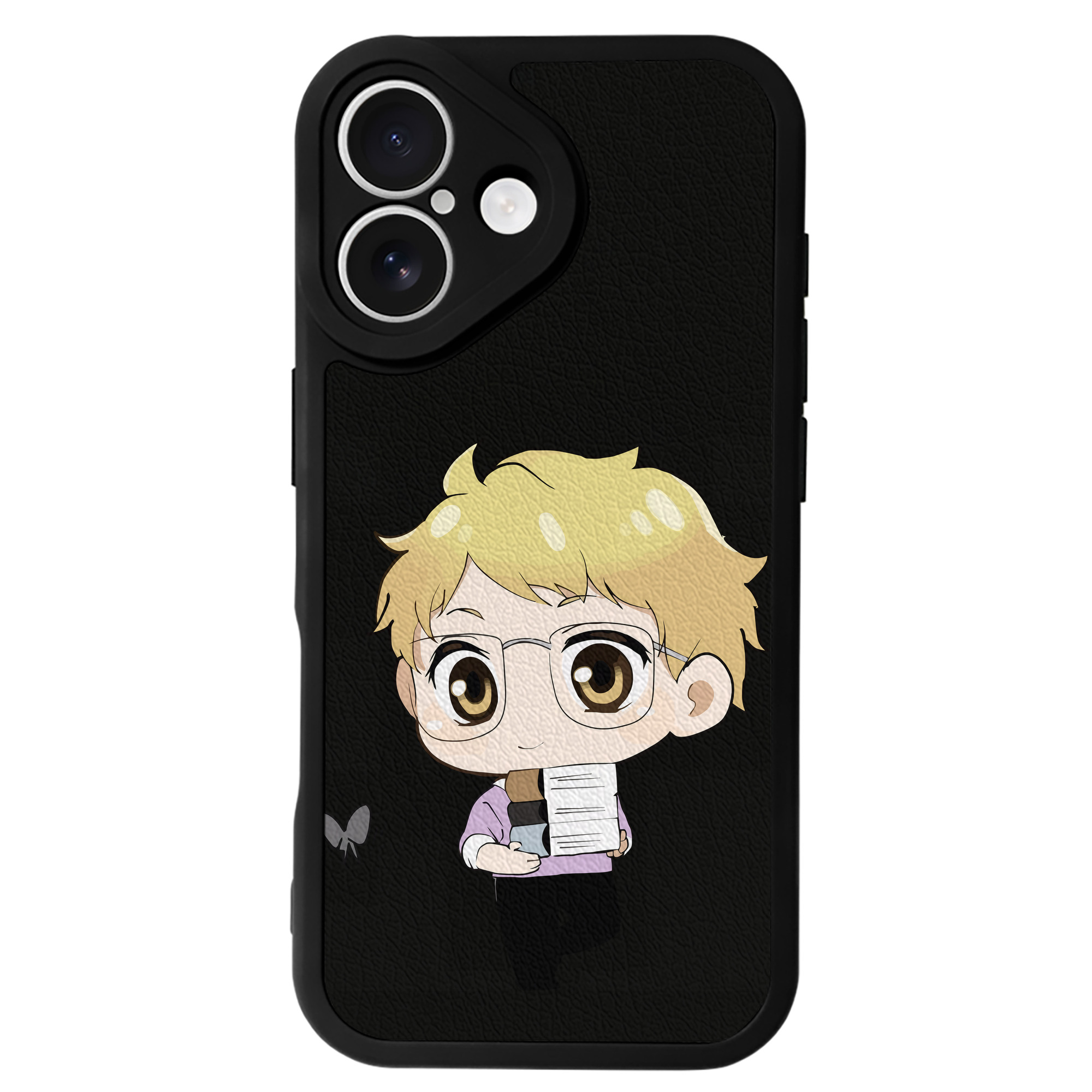 （画像用） ハイキュー!! Haikyu!! 【iPhone 16シリーズ対応】シリコンスマホケース（レザー調） 材質：シリコン